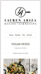 Mobile Screenshot of laurenariza.com